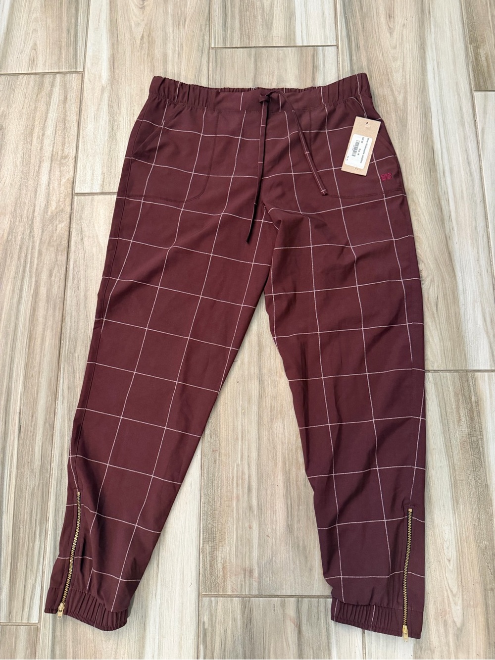NWT Albion Fit Jesetter Windowpane Joggers - Picture 2 of 10